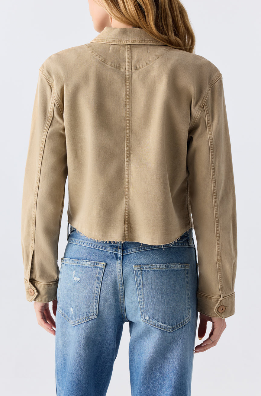 AMO Denim | Carly Jacket in Khaki