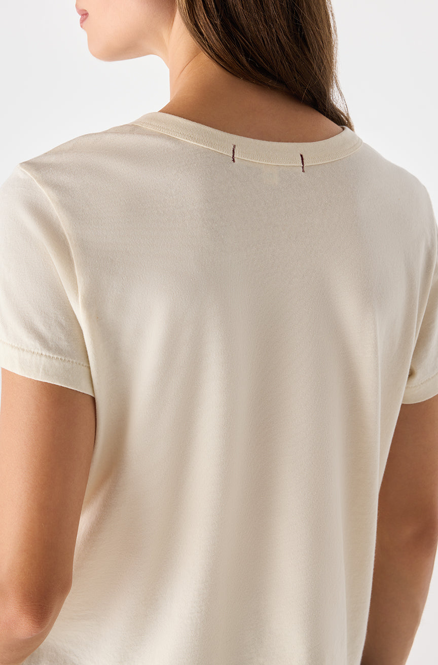 AMO Denim | Lovey Tee in Bone