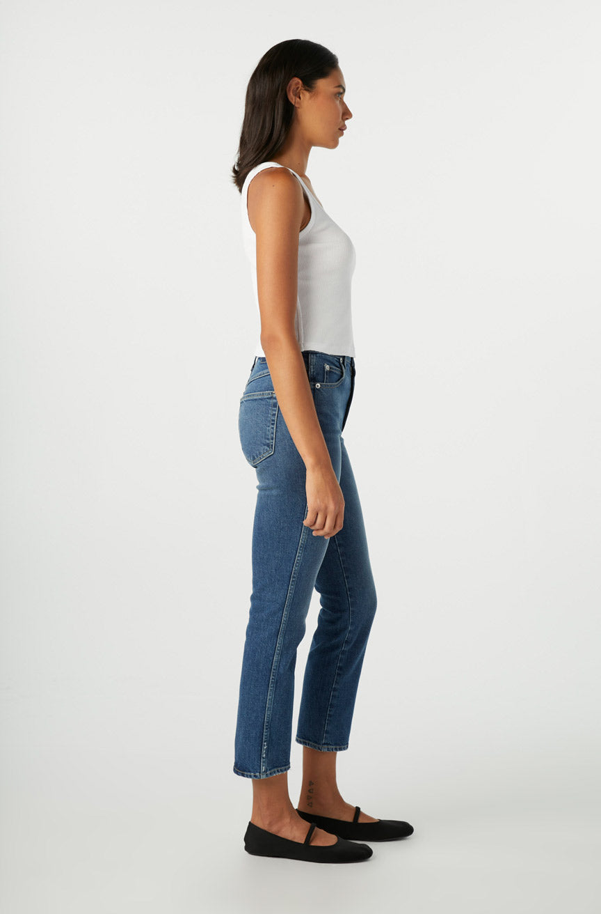 AMO Denim Chloe Crop in Crush