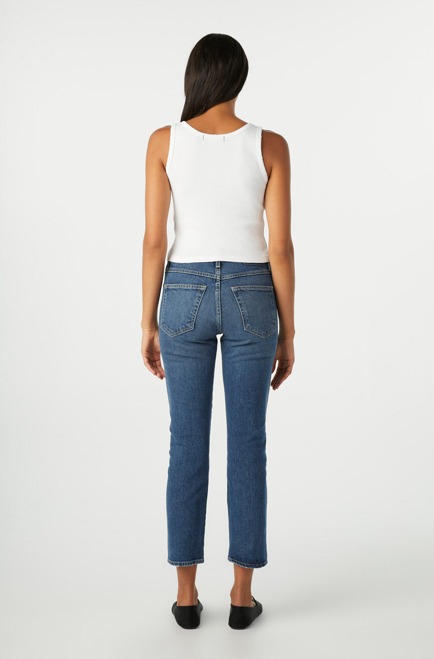 AMO Denim Chloe Crop in Crush