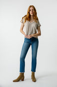 AMO Denim Chloe Crop in Dearest