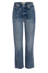 AMO Chloe Crop w/ Raw Hem in Kismet