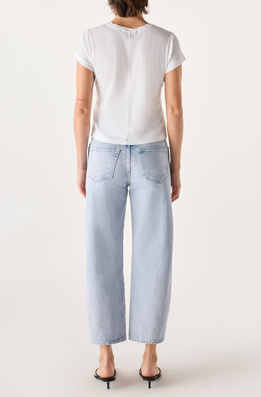 AMO Denim | Christie Crop in Stonefruit
