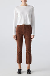 AMO Denim | Easy Army Trouser Cord in Cocoa