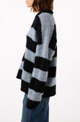 AMO Denim | Cristina Sweater in Blue Bird Stripe