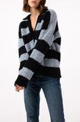 AMO Denim | Cristina Sweater in Blue Bird Stripe