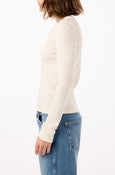 AMO Denim | Dearest Henley in Bone