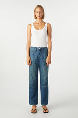 AMO Denim Doris Utility Pant in Tease