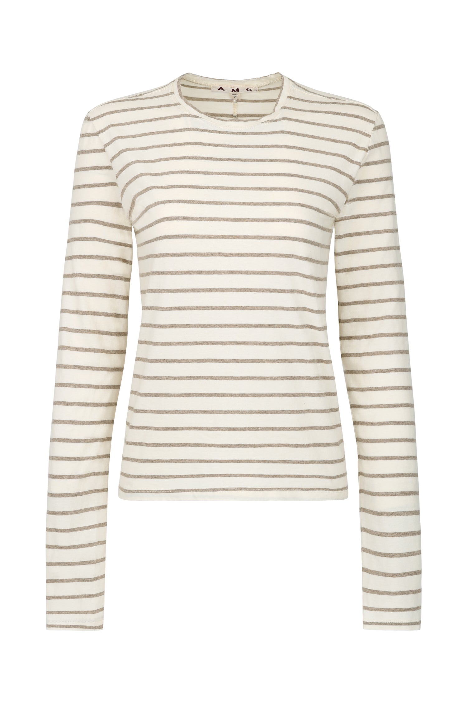 AMO Denim | Drew Long  Sleeve in Natural/Haze