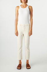 AMO Denim Easy Army Trouser in Bone