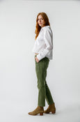 AMO Denim Easy Army Trouser Cord in Tea Leaf