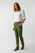 AMO Denim Easy Army Trouser Cord in Tea Leaf