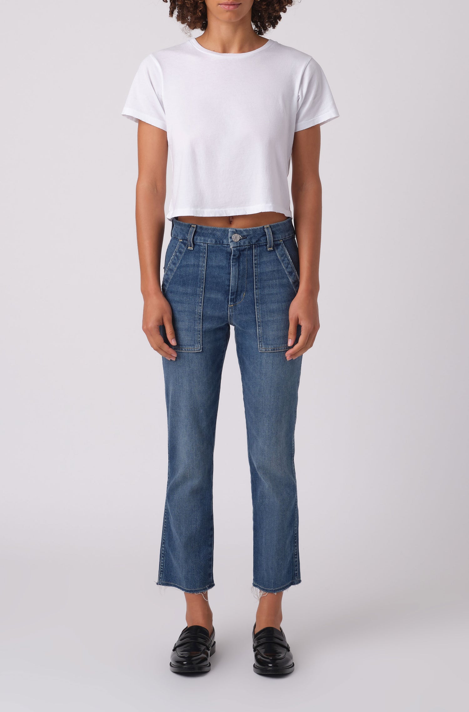 AMO Denim Easy Army Trouser in Graceful