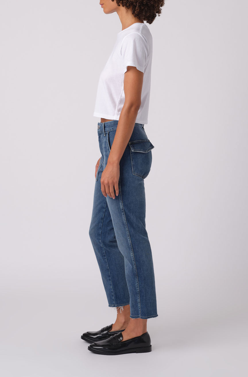 AMO Denim Easy Army Trouser in Graceful