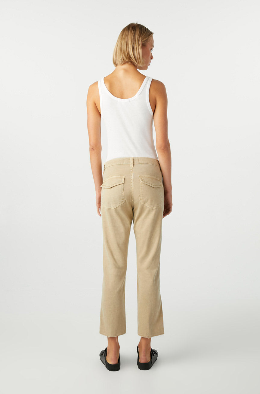 AMO Denim Easy Army Trouser in Khaki