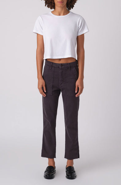 AMO Denim | Easy Army Trouser in Washed Black – A M O