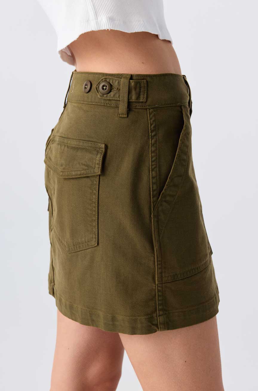 AMO Denim | Easy Slouch Skirt in Reseda – A M O