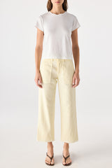 AMO Denim | Easy Army Slouch Crop in Blondie