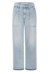 AMO Denim | Easy Army Slouch Crop in Enjoy