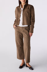 AMO Denim | Easy Army Slouch Crop in Root