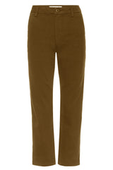 AMO Denim Easy Trouser in Walnut