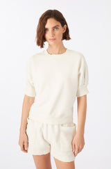 AMO Denim | Eileen Sweatshirt in Eggshell
