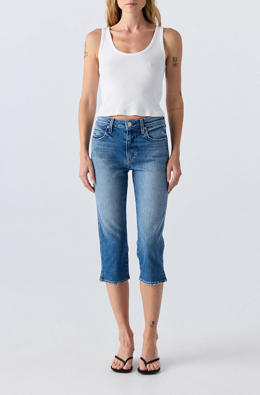 AMO Denim | Emmaline Capri in Loved One
