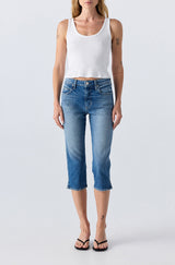 AMO Denim | Emmaline Capri in Loved One