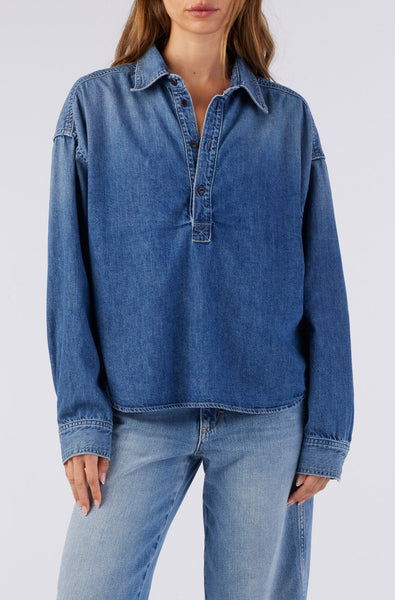 AMO Denim | Carole Shirt in Evolve – A M O