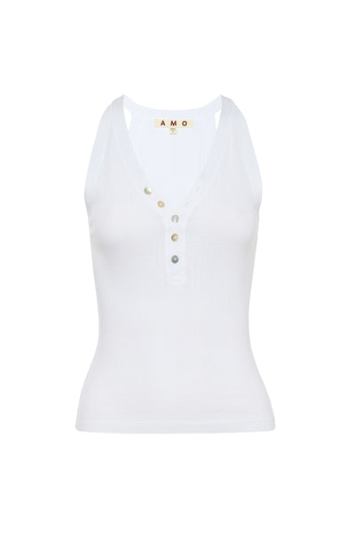 AMO Denim | Fantasy Tank in White