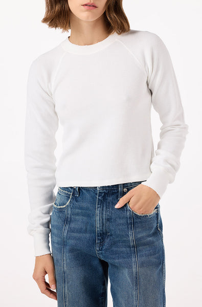 AMO Denim | Foxy Tee in White – A M O