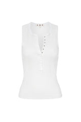 AMO Denim | Frances Tank in Eggshell