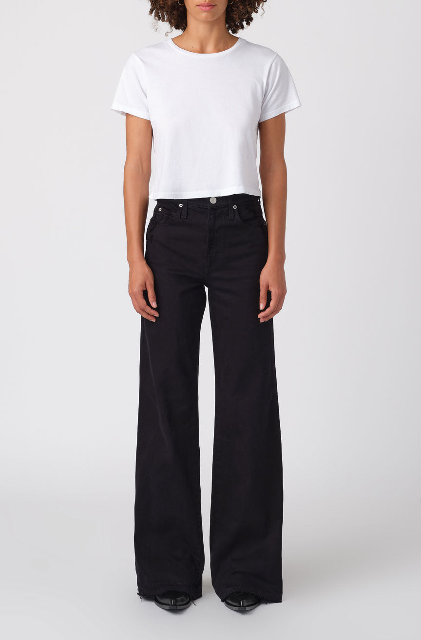 AMO Denim Frida in Black Oak