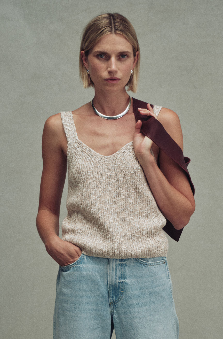 AMO Denim | Romy Sweater in Dove