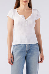 AMO Denim | Buttercup Knit in White