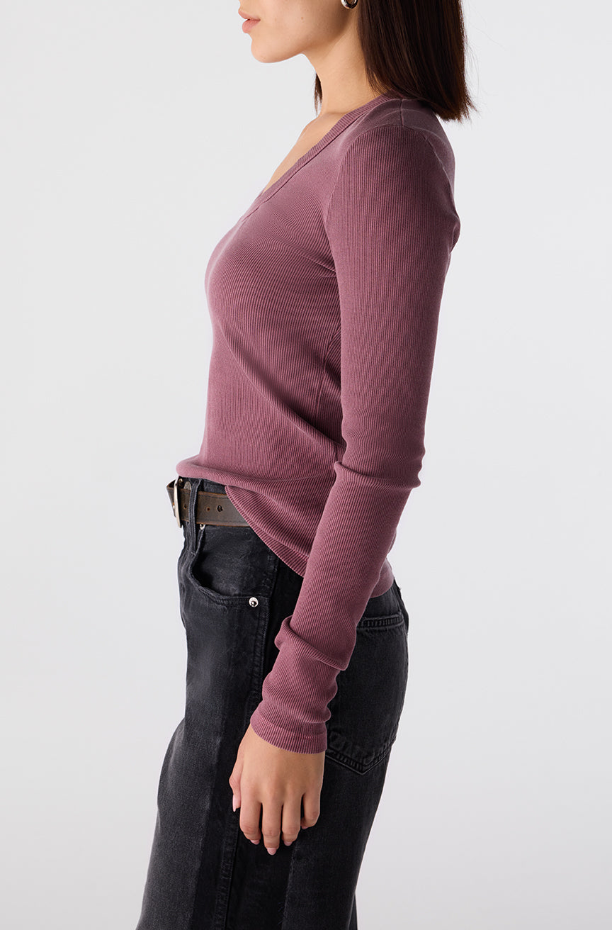 AMO Denim | Nico Long Sleeve in Bloom
