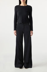 AMO Denim | Frida Trouser in Vintage Black