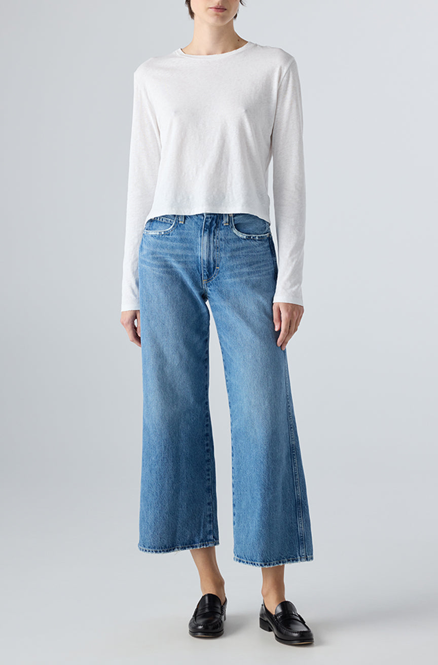 AMO Denim | Frida Crop in Smitten – A M O