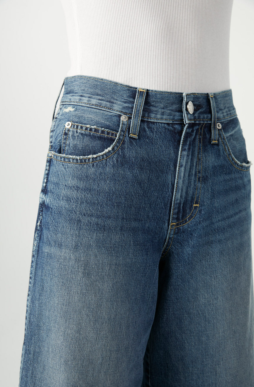 AMO Denim Gabriela Culotte in Rodeo