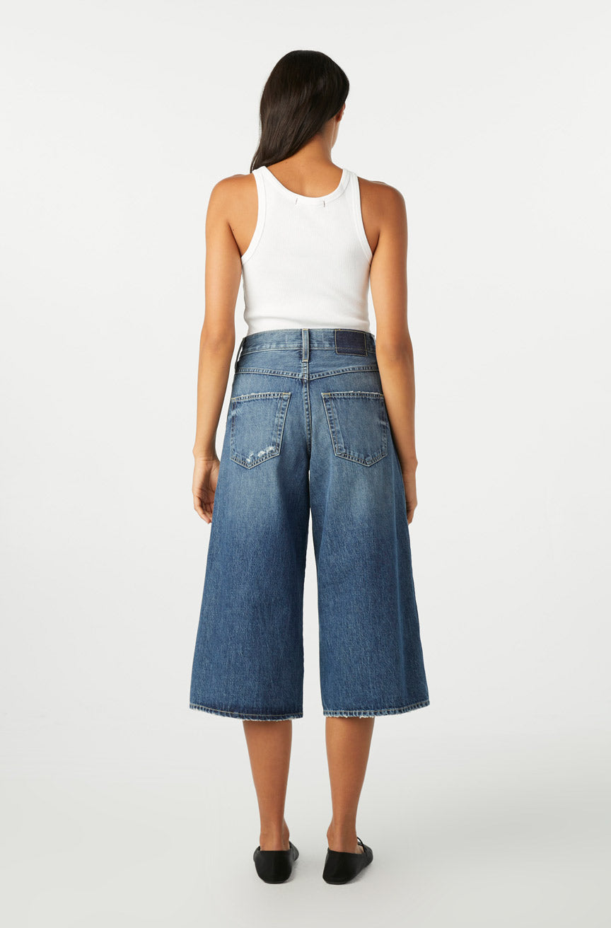 AMO Denim Gabriela Culotte in Rodeo
