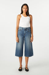 AMO Denim Gabriela Culotte in Rodeo