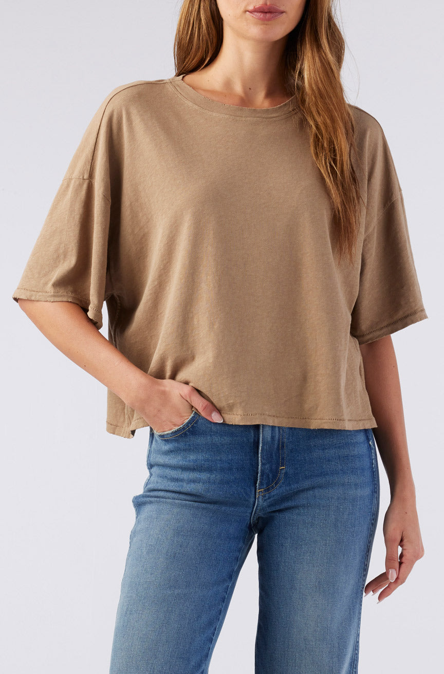 AMO Denim | Adore Tee in Sand