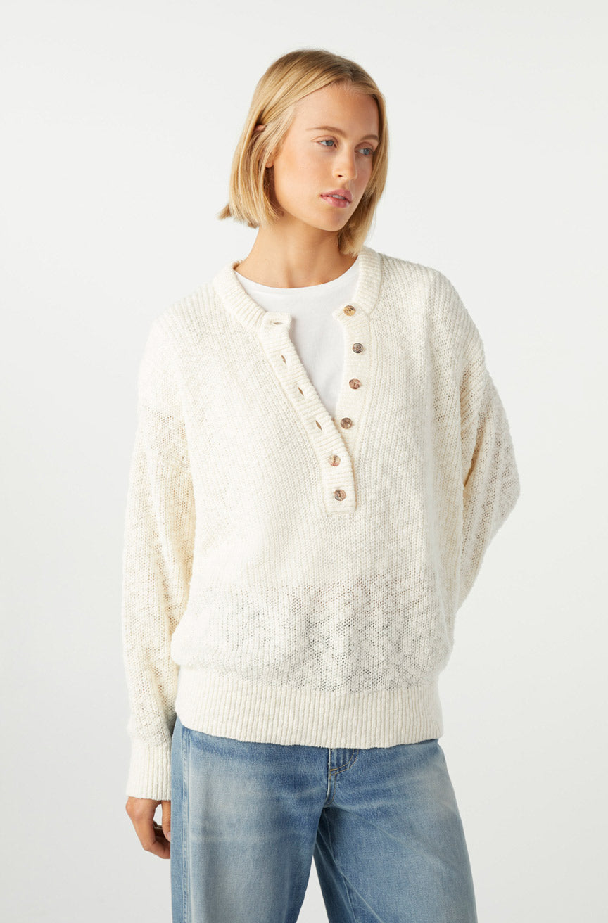 Gertrude Sweater  Bone