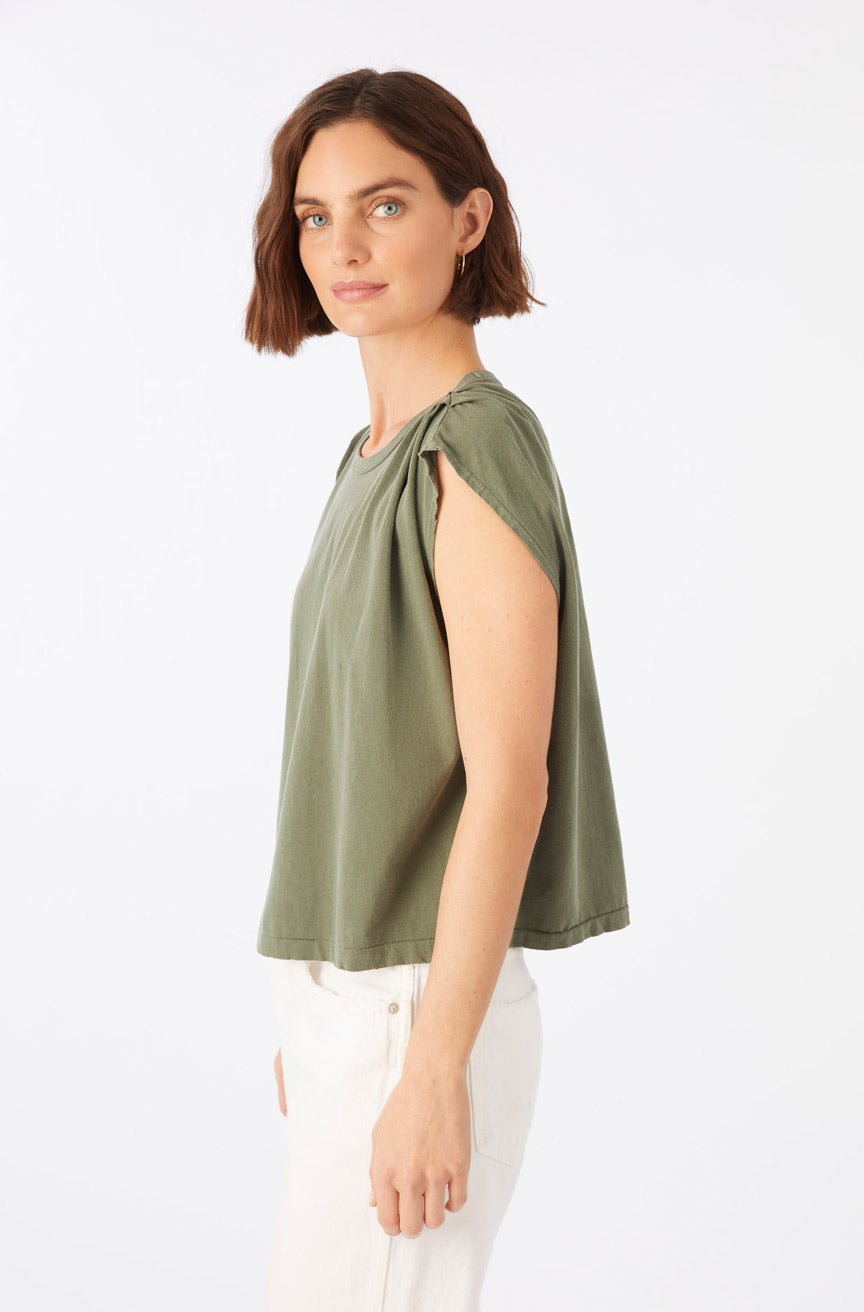AMO Denim | Gerty Tee in Kelp