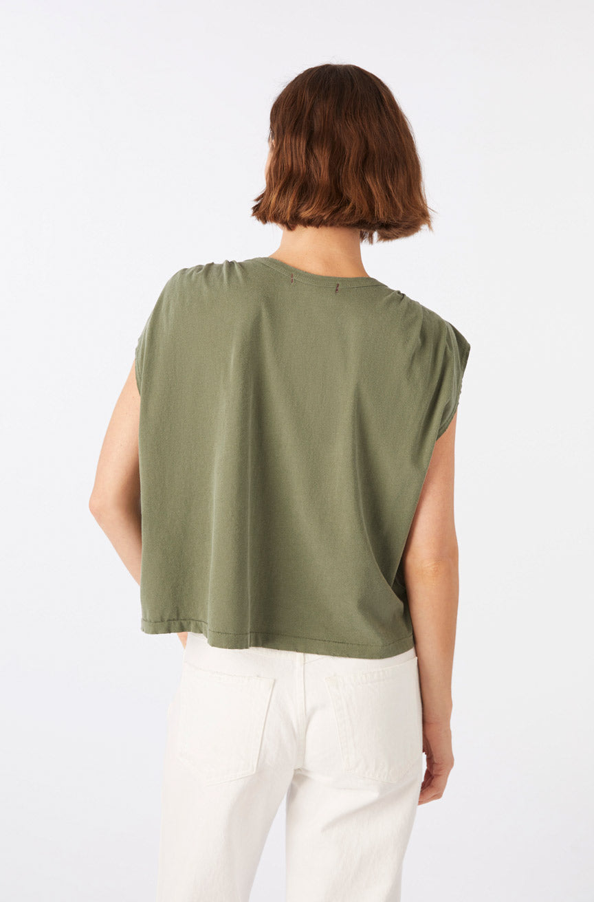 AMO Denim | Gerty Tee in Kelp