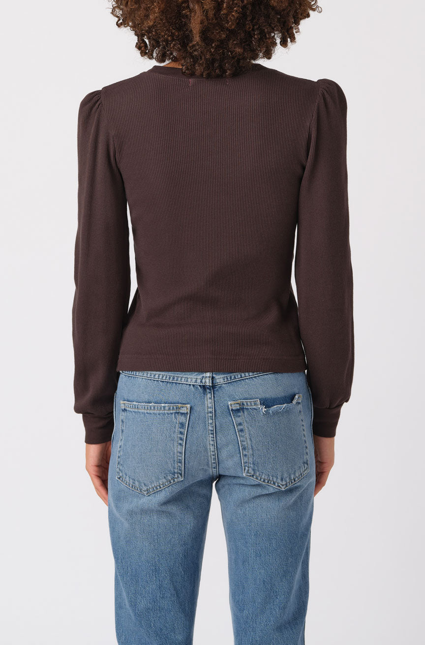 AMO Denim Girly Thermal in Espresso