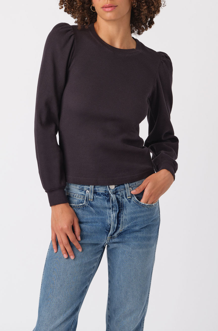 AMO Denim Girly Thermal in Vintage Black