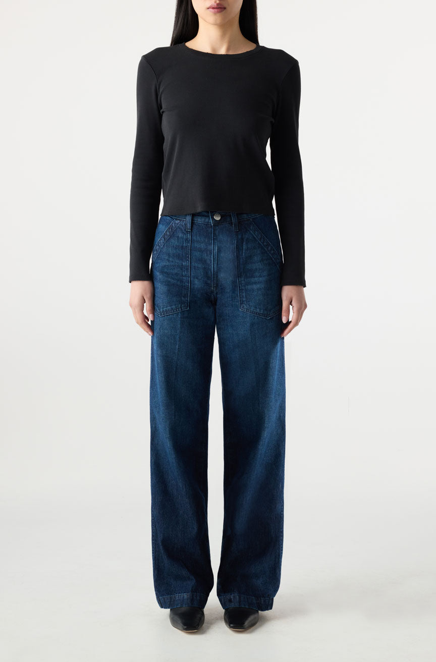 AMO Denim | Greta Trouser in Heartthrob