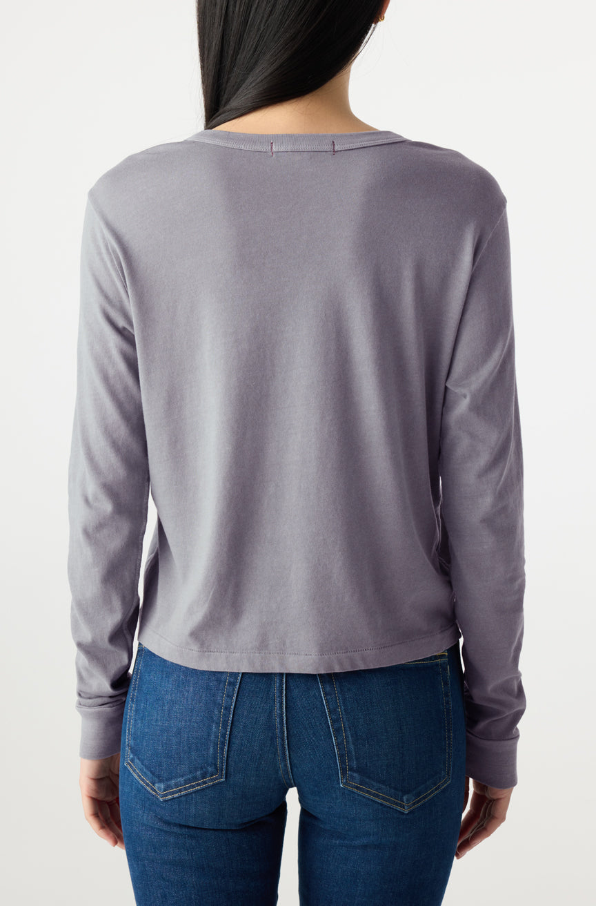 AMO Denim | Lovey Long Sleeve in Storm