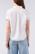 AMO Denim | Shirley Short Sleeve in White